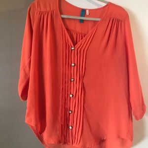 Orange blouse